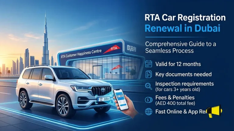 RTA Car Registration Renewal in Dubai