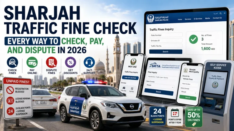 Sharjah Traffic Fine Check