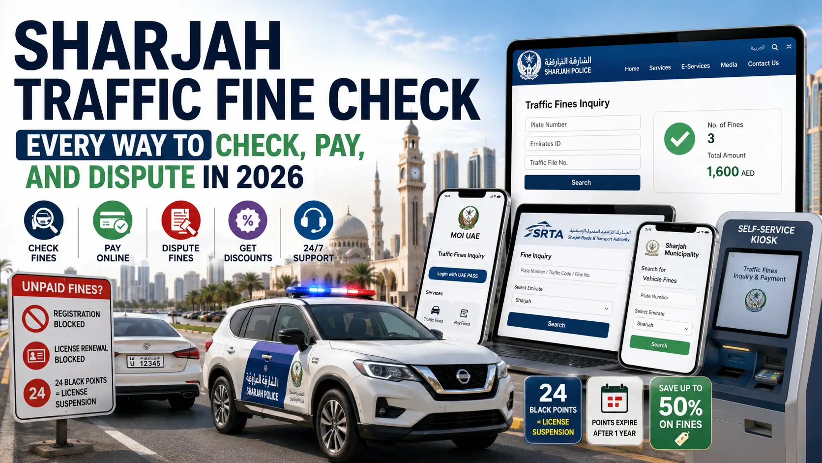 Sharjah Traffic Fine Check